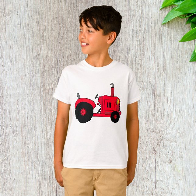 Camiseta Tractor rojo vintage (Subido por el creador)