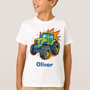 Camiseta Tractor verde fresco de granja