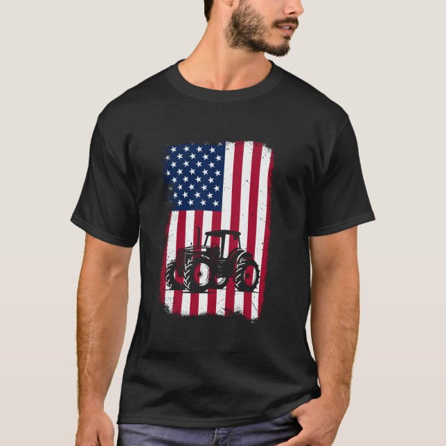 Camiseta Tractores de granja Hombres Mujeres Hombres Hombre (Anverso)