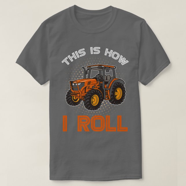 Camiseta Tractores De Tractores De Agricultores Así Es Como (Diseño del anverso)