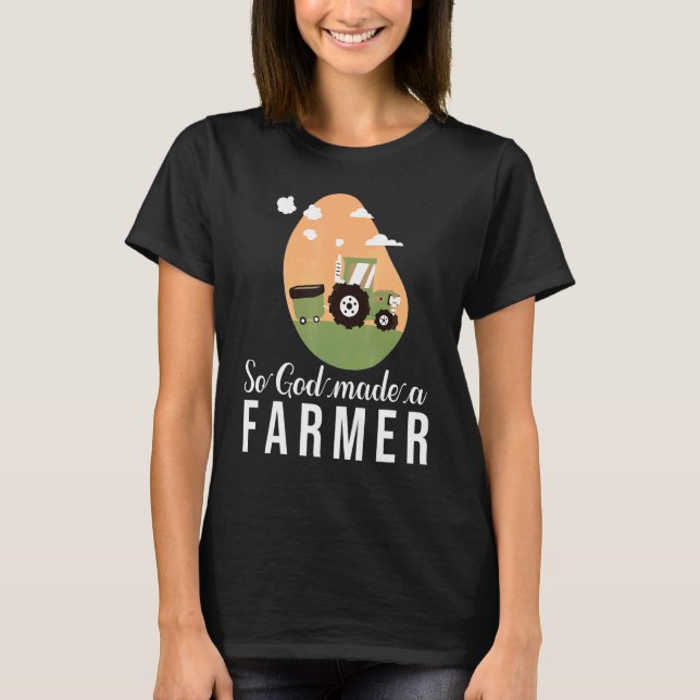 Camiseta Tractores Granjero Rancher Trucker Farming 1 (Anverso)