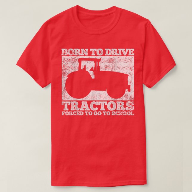 Camiseta Tractors Tractor Driver Farmer  (Diseño del anverso)