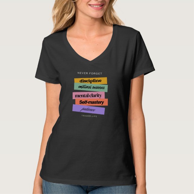 Camiseta Trade design | Reminder | Motivation (Anverso)