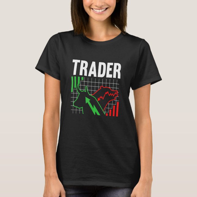 Camiseta Trader Bearish Bullish Crypto Blockchain Investor (Anverso)