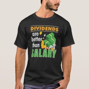 Camiseta Trader Bolsa De Valores Negociación Dividendos Son