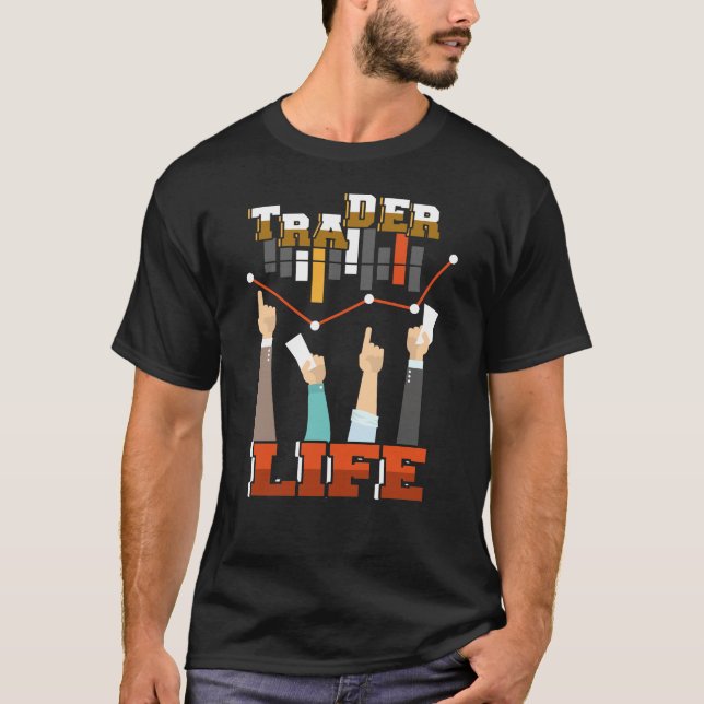 Camiseta Trader Life Stock Forex Trader (Anverso)