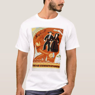 Camiseta Tradición del traje de Amish WPA 1938