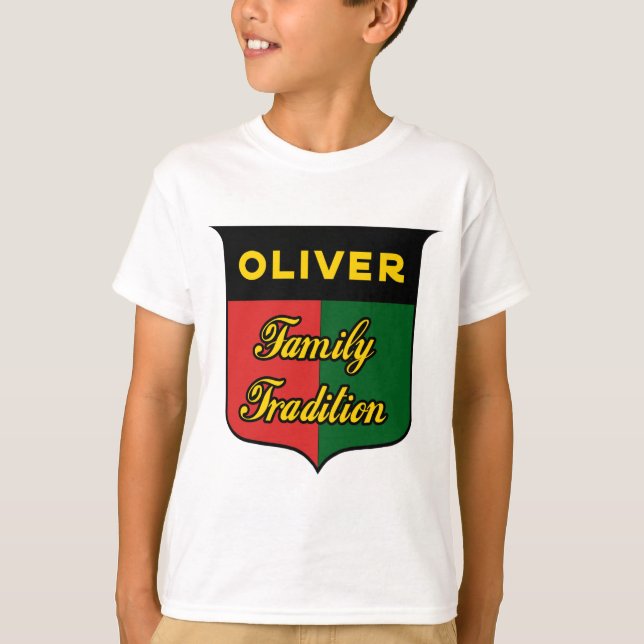 Camiseta Tradición familiar de Oliver (Anverso)