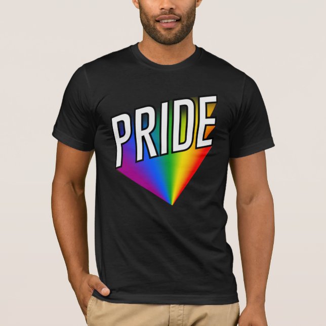 Camiseta tradicional del orgullo gay (Anverso)