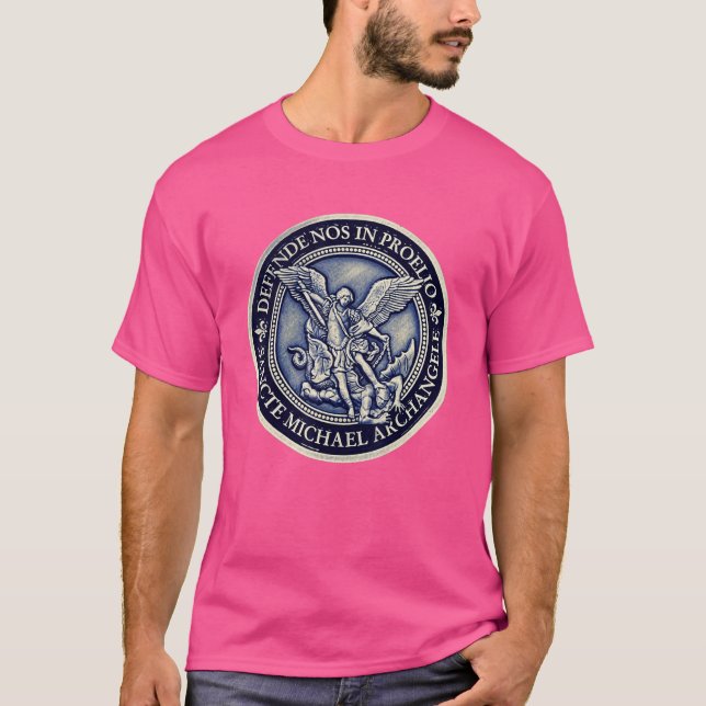 Camiseta Tradit católico De La Oración De San Miguel Arcáng (Anverso)
