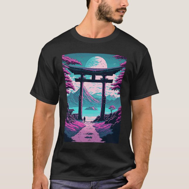 Camiseta Traditional Shrine Japan (Anverso)