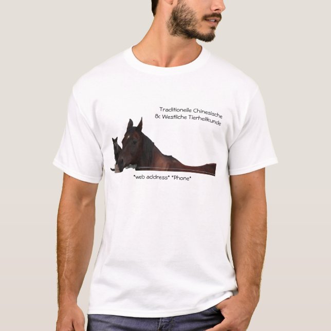 Camiseta Traditionelle Chinesische y Westliche Tierheilkund (Anverso)
