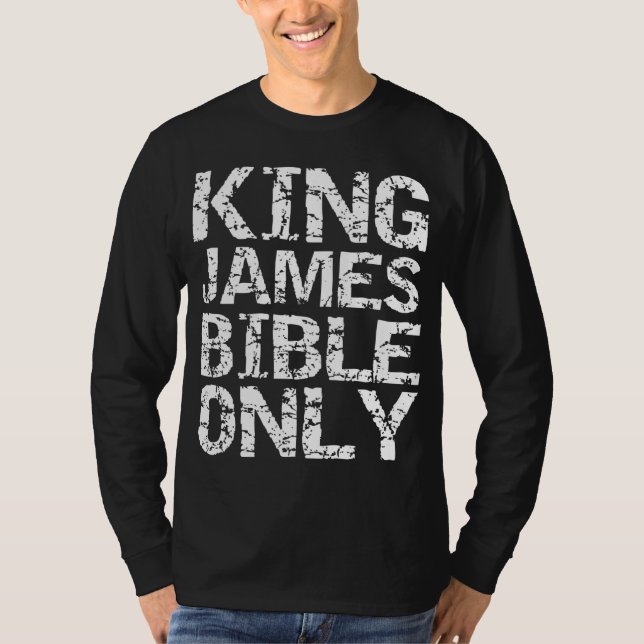 Camiseta Traducción cristiana conservadora Rey James Bibl (Anverso)