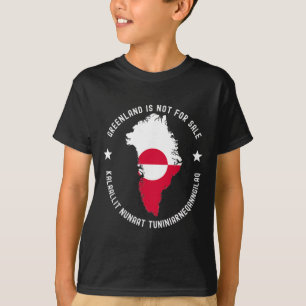 Camiseta Traducción de la bandera de Dinamarca Groenlandia 