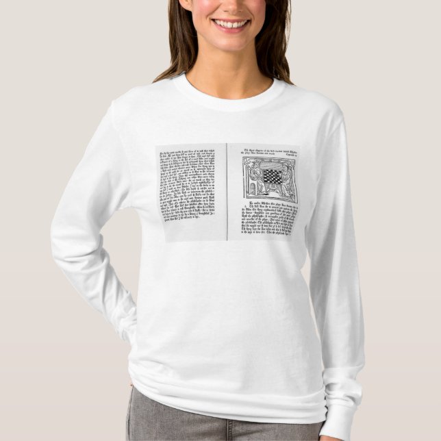 Camiseta Traducción inglesa de 'De Ludo Saccorum' (Anverso)