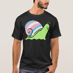 Camiseta Traducción transgénero de caracol del orgullo tran