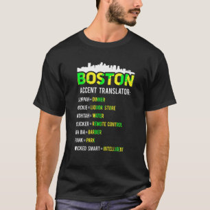 Camiseta Traductor de Boston divertida jerga de Boston Bost