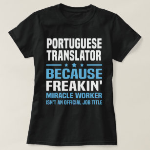 Camiseta Traductor portugués