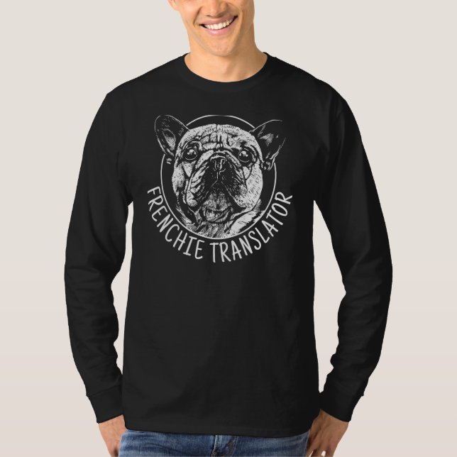 Camiseta Traductora de francés Bulldog Perro francés Mujere (Anverso)