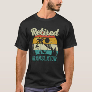 Camiseta Traductores jubilados Hombres Mujeres