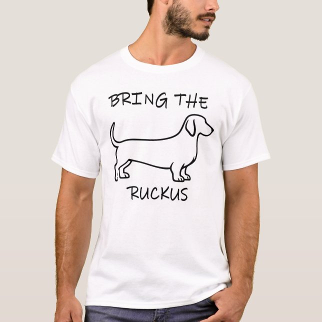 CAMISETA TRAE EL ALBOROTO (Anverso)