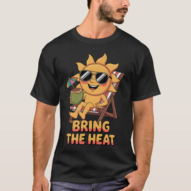 Camiseta Trae el calor Cute Sunshine Divertido (Anverso)