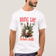 Trae el Ho Ho Ho Botella de Navidad Divertida