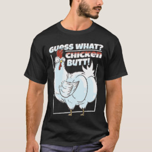 Camiseta Trae humor a tu día con nuestro Adivina qué pollit