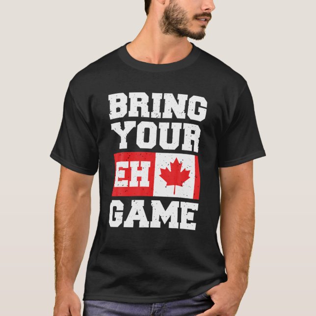 Camiseta Trae tu Eh Game T Shirt Canadiense Jerga Canadiens (Anverso)