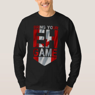 Camiseta Trae tu juego Eh Orgullo de la Bandera de Canadá 1