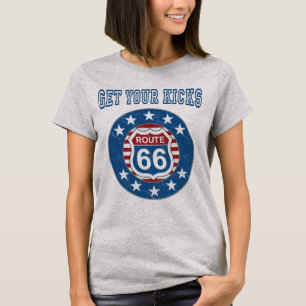 Camiseta Trae tus Kicks Route 66 - Retro con problemas