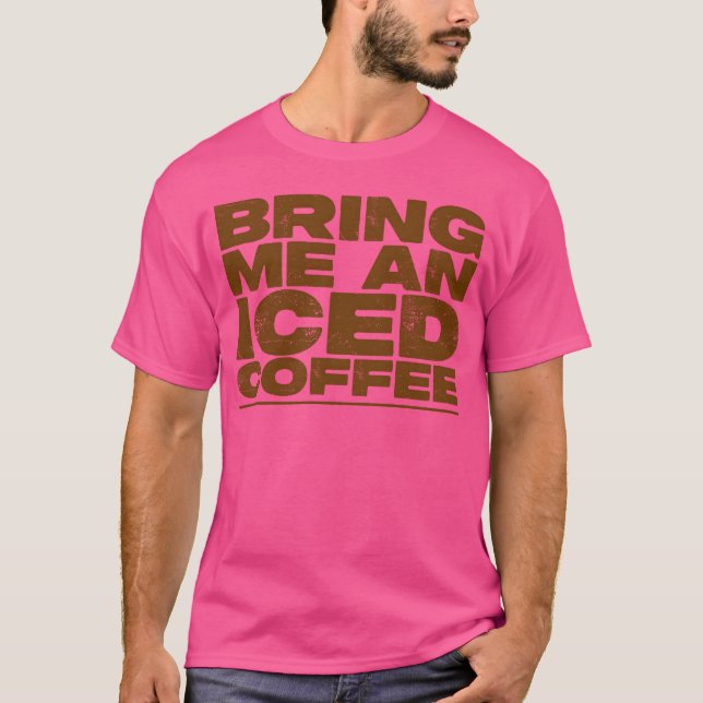 Camiseta Tráeme Un Café Helado chico (Anverso)