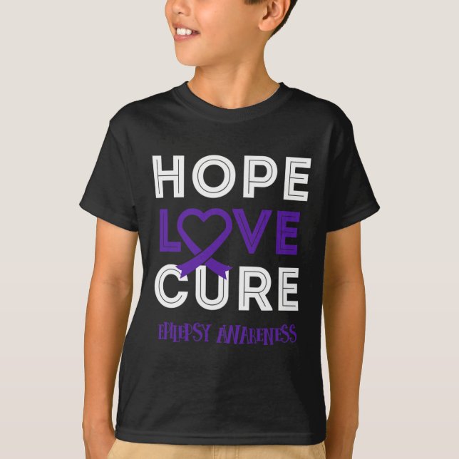 Camiseta Traer Conciencia De Epilepsia Para Traer La Espera (Anverso)