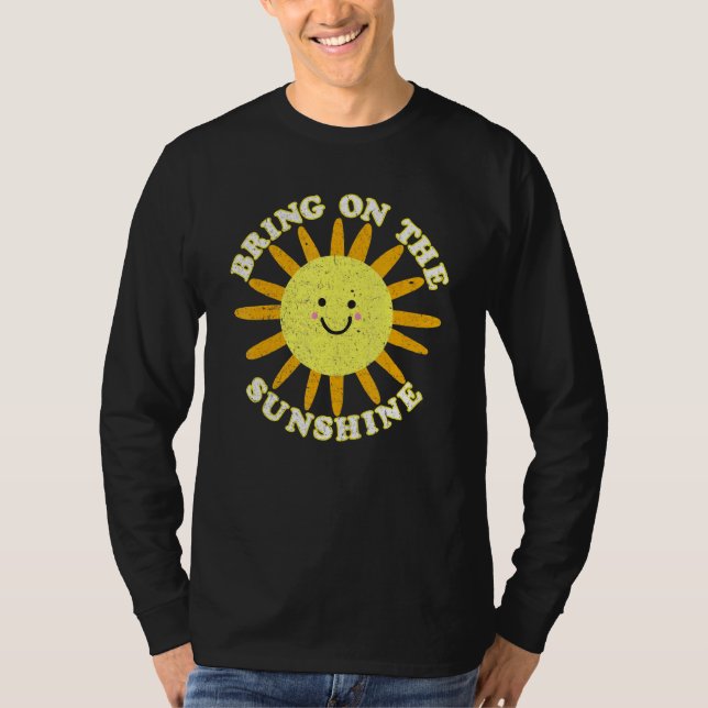 Camiseta Traer el sol sol verano tropical (Anverso)