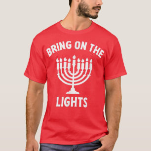 Camiseta Traer las luces Menorah Jewish Hanukkah Pajama