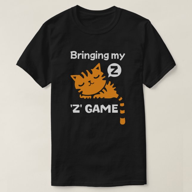 Camiseta Traer mi juego "Z" (Diseño del anverso)
