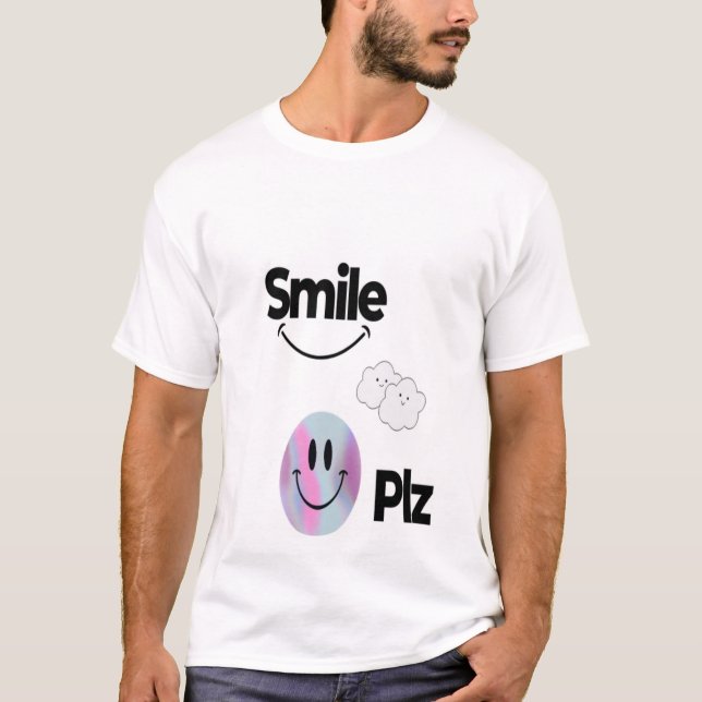 Camiseta Traer sonrisa, positividad y encanto alegre con so (Anverso)