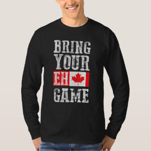 Camiseta Traer tu Eh Game Canada Flag Equipo canadiense