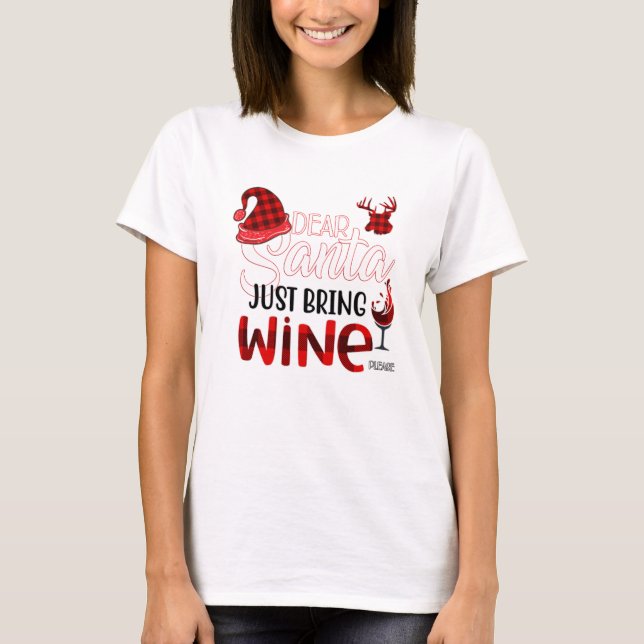 Camiseta Traer vino (Anverso)
