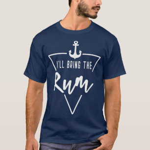 Camiseta Traeremos A Rum Bride Bridesmaid Boat Beach Crui