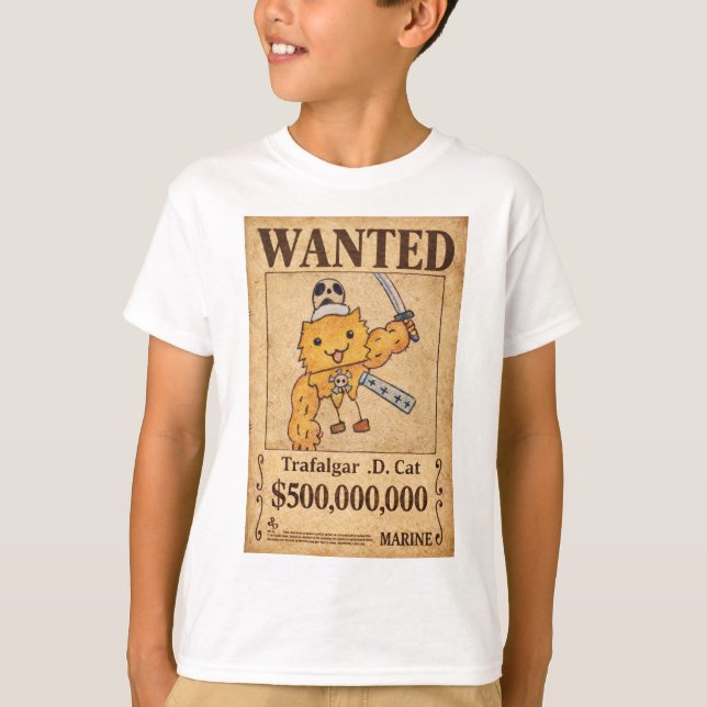 Camiseta Trafalgar .D. Gato (Anverso)