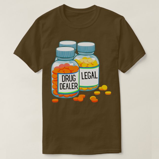 Camiseta traficante legal de drogas 34 (Diseño del anverso)