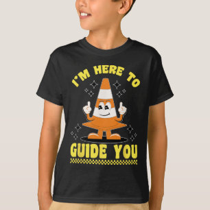 Camiseta Tráfico Cone Halloween Disstume estoy aquí para gu