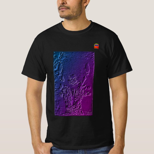 CAMISETA TRÁFICO DE LAGOS ETCHADO FELA CLASSIC PURPLE HAZE  (Anverso)