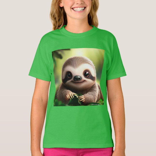 Camiseta Tragamonedas Cute - Camisetas Animales Cu (Anverso)