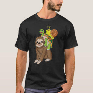 Camiseta Tragamonedas espumosas de caracol Piggyback corrie