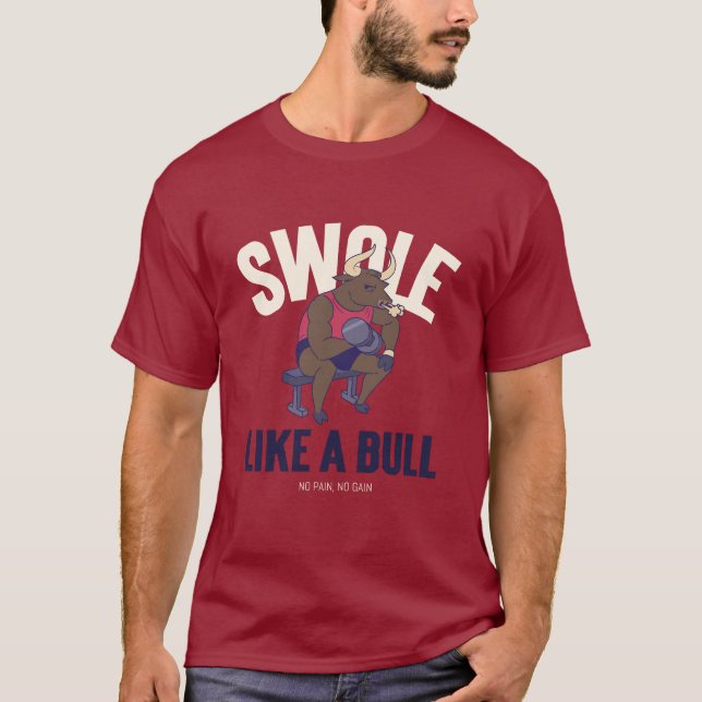 Camiseta Tragar como un toro (Anverso)