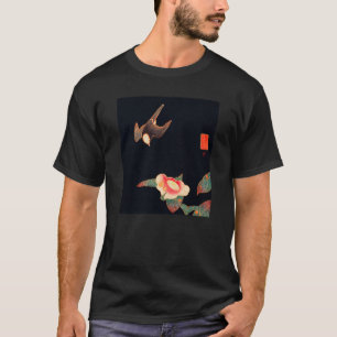 Camiseta Tragar y Camellia (1900) por Ito Jakuchu