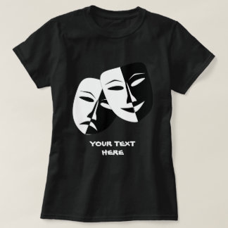 Camiseta Tragedia de la mascarilla del teatro Personalizado