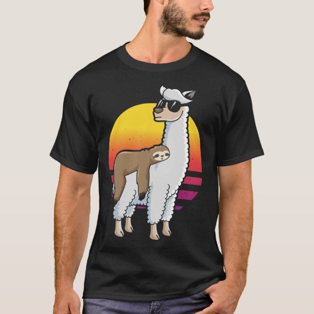 Camiseta Tragedia sobre Llama (Anverso)